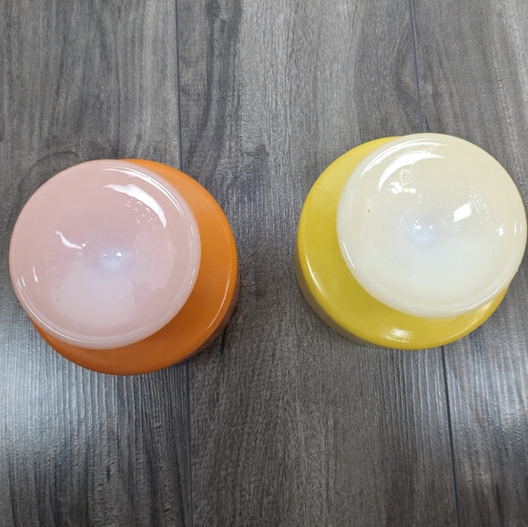 Set of 2 Federal Glass Vintage Gelato/Ice cream bowls USA - Picture 4 of 8